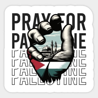 Pray For Palestine Sticker